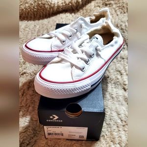 Women's White Converse Chuck Taylor Shoreline Slip On